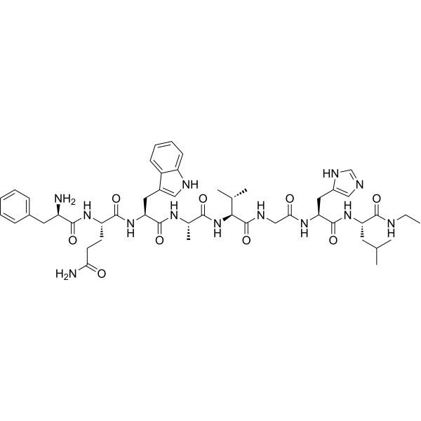 (D-Phe6,Leu-NHEt13,des-Met14)-Bombesin (6-14)