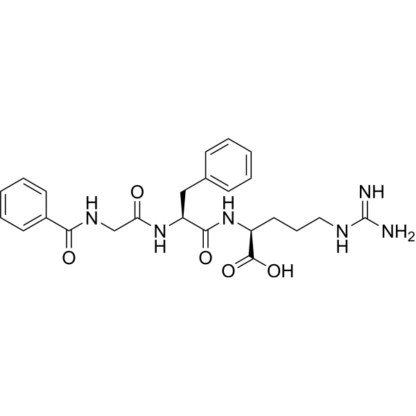 Hippuryl-Phe-Arg-OH Chemical Structure