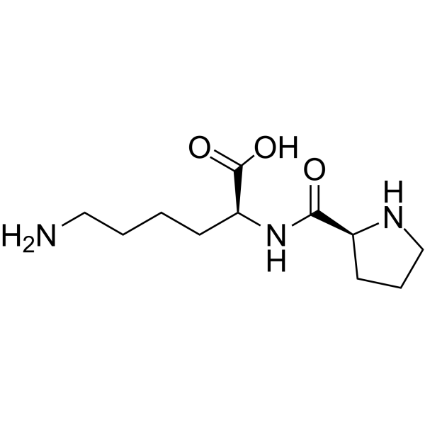 H-Pro-Lys-OH Chemical Structure