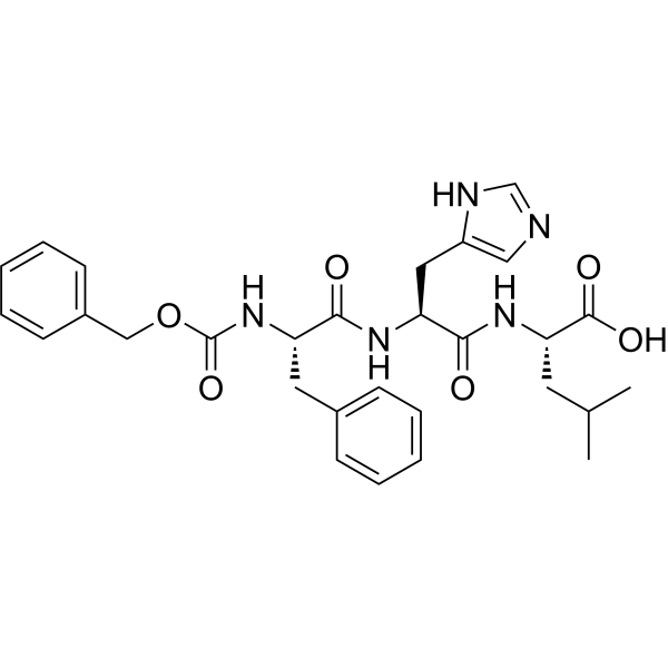 Z-Phe-His-Leu Chemical Structure