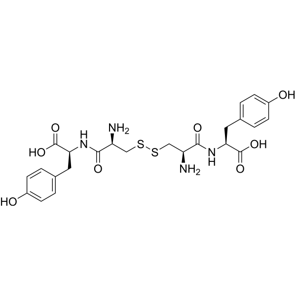 (H-Cys-Tyr-OH)2 Chemical Structure