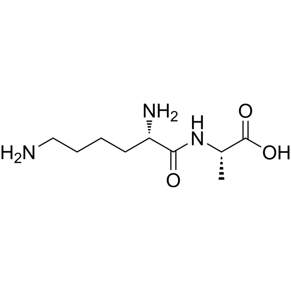 H-Lys-Ala-OH Chemical Structure