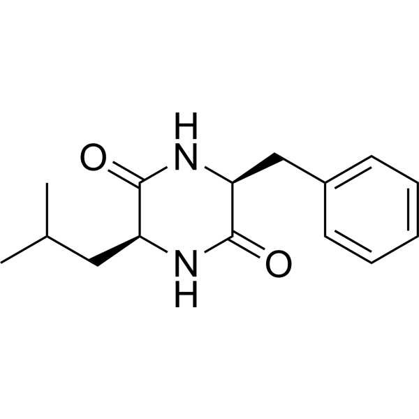 Cyclo(-Leu-Phe) Chemical Structure