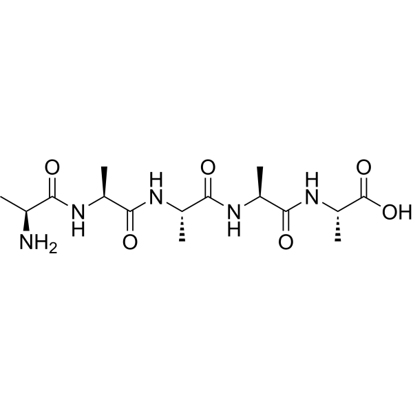 Penta-alanine Chemical Structure