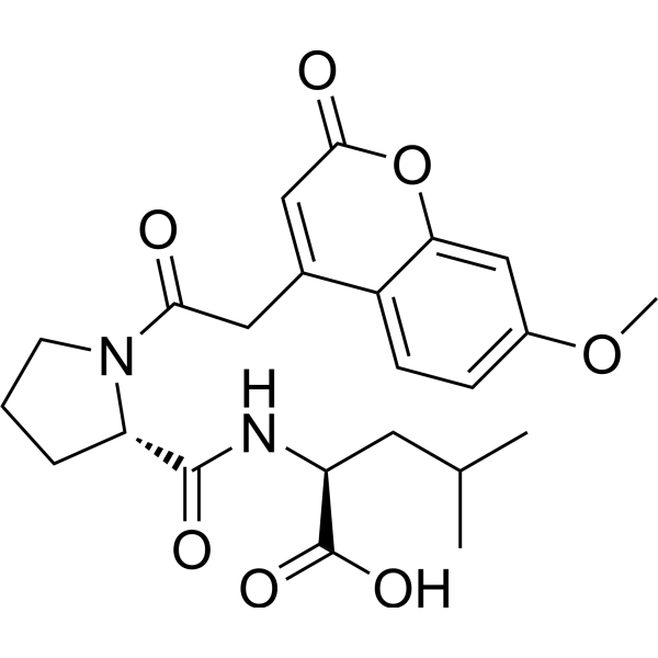 Mca-Pro-Leu Chemical Structure