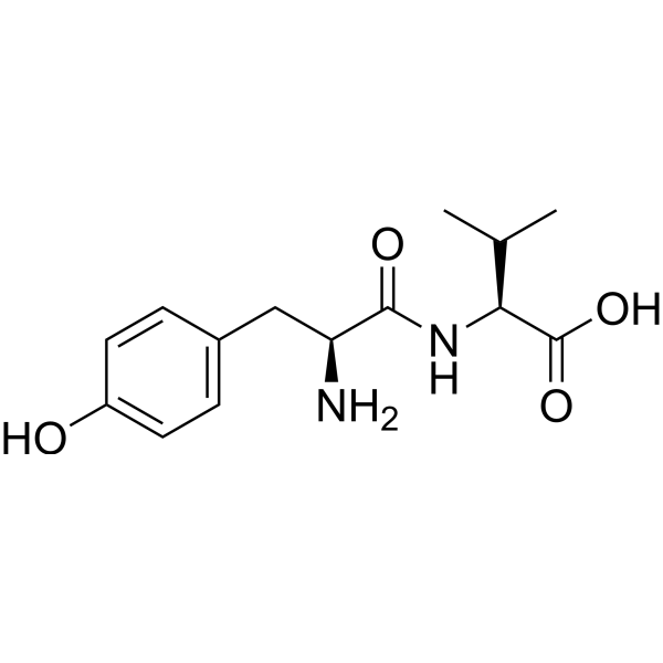 Tyrosylvaline Chemical Structure