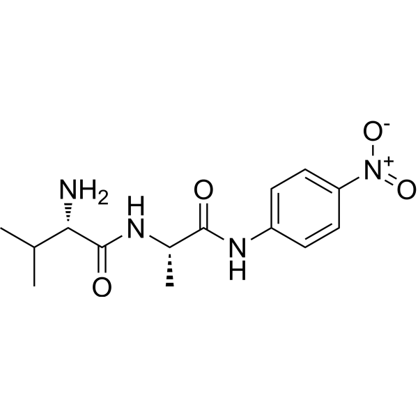 H-Val-Ala-pNA Chemical Structure