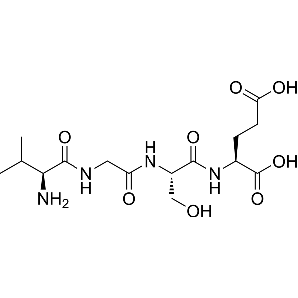 Val-Gly-Ser-Glu Chemical Structure
