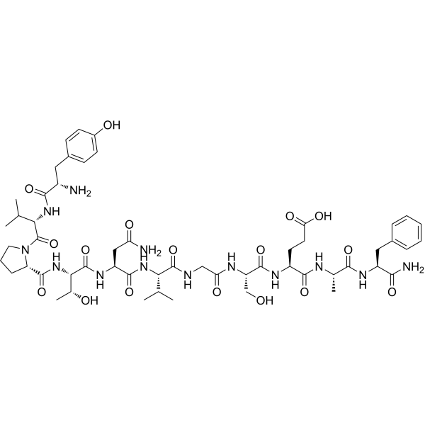 (Tyr27)-α-CGRP (27-37) (canine, mouse, rat) Chemical Structure