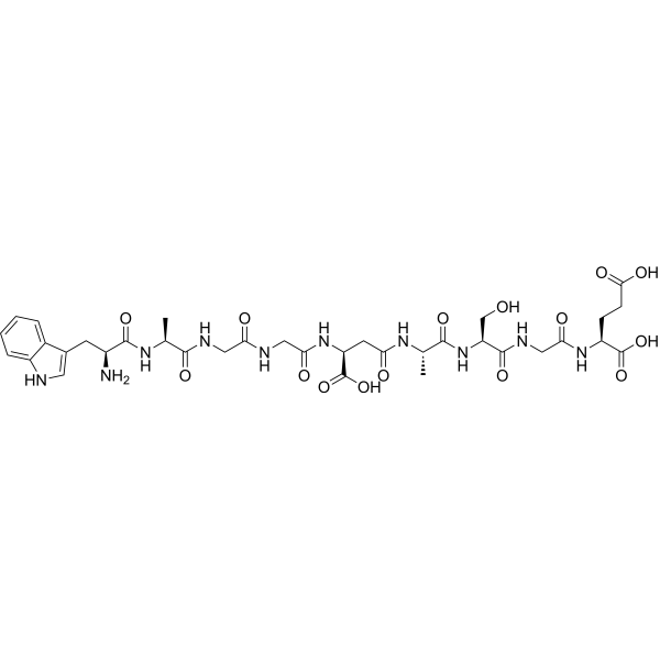 (β-Asp5)-Delta-Sleep Inducing Peptide Chemical Structure