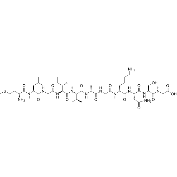 β-Amyloid (35-25) Chemical Structure