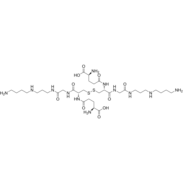 N1-Glutathionyl-spermidine disulfide Chemical Structure