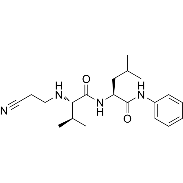 N-2-Cyanoethyl-Val-Leu-anilide Chemical Structure