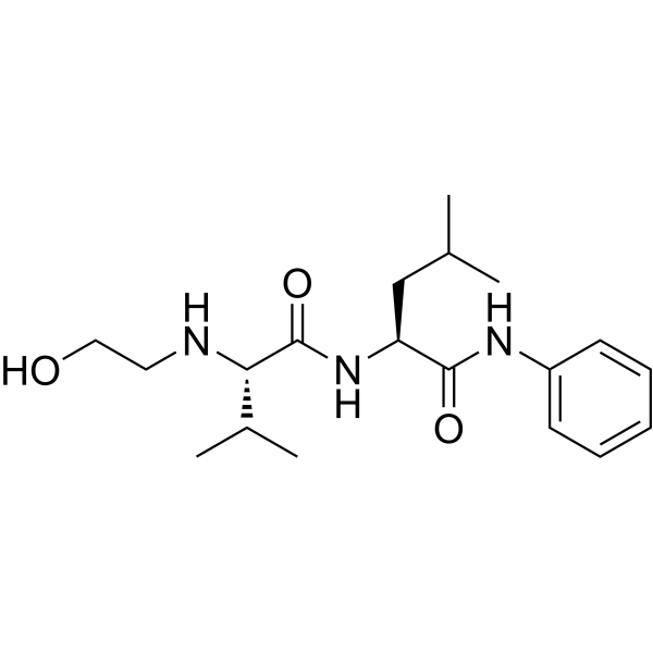 N-2-Hydroxyethyl-Val-Leu-anilide Chemical Structure