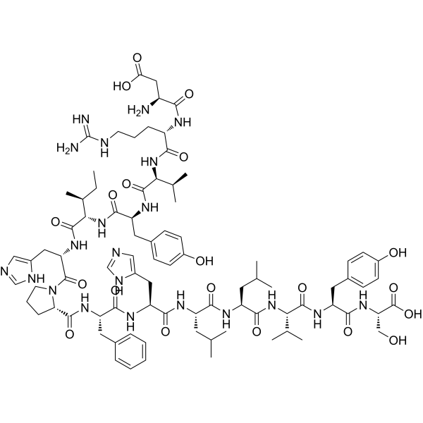 Angiotensinogen (1-14) porcine Chemical Structure