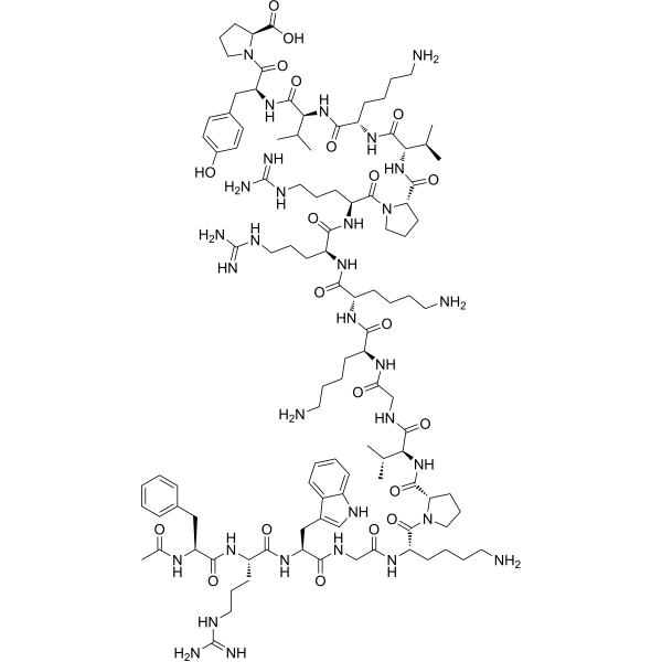 Acetyl-ACTH (7-24) (human, bovine, rat) Chemical Structure