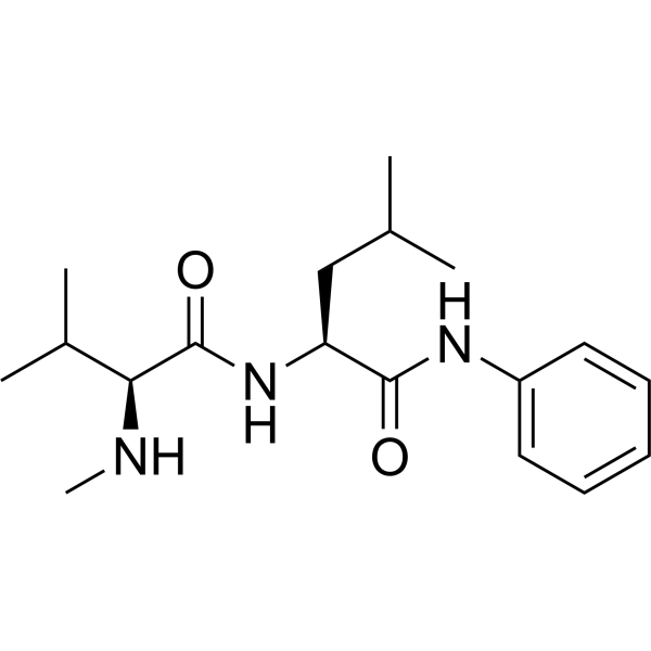 N-Me-Val-Leu-anilide Chemical Structure