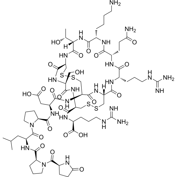 Orexin A (1-15) (free acid) Chemical Structure