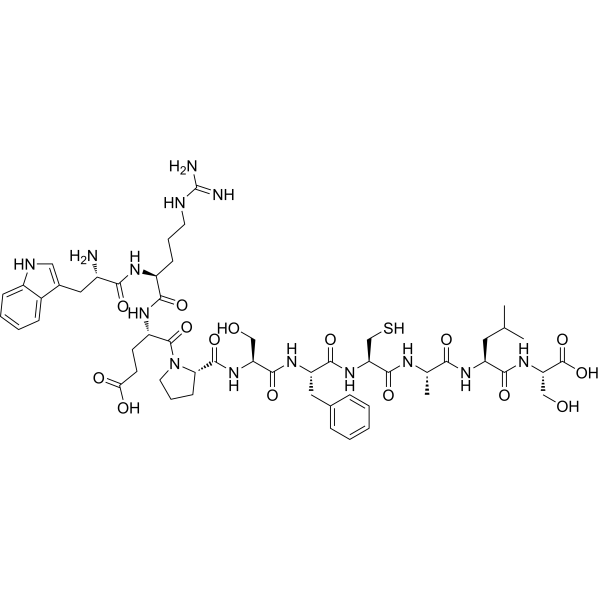 Prepro-von Willebrand factor (641-650) (bovine) Chemical Structure