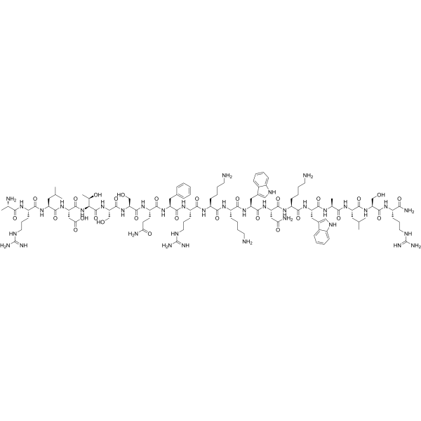 Proadrenomedullin (1-20) (rat) Chemical Structure