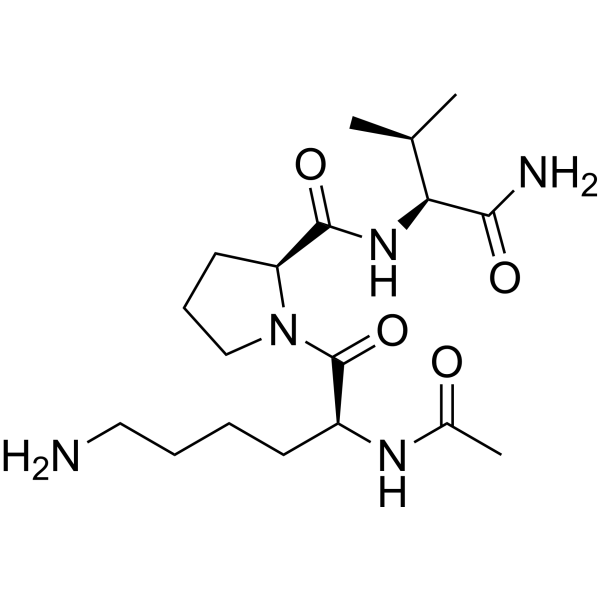Acetyl-α-MSH (11-13) Chemical Structure