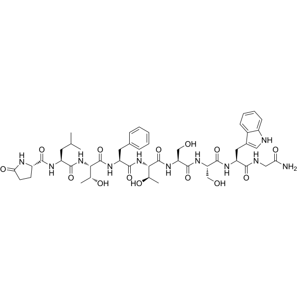 Adipokinetic hormone (Manduca sexta) Chemical Structure