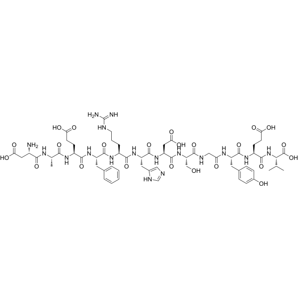 Amyloid β-Protein (1-12) Chemical Structure