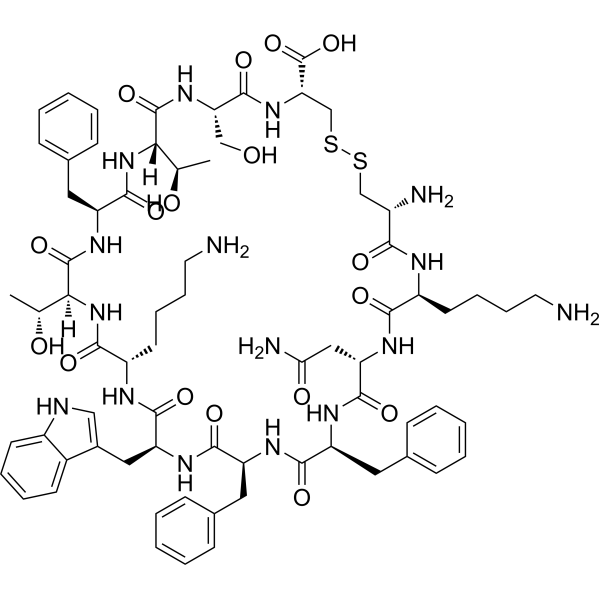 Somatostatin-14 (3-14) Chemical Structure
