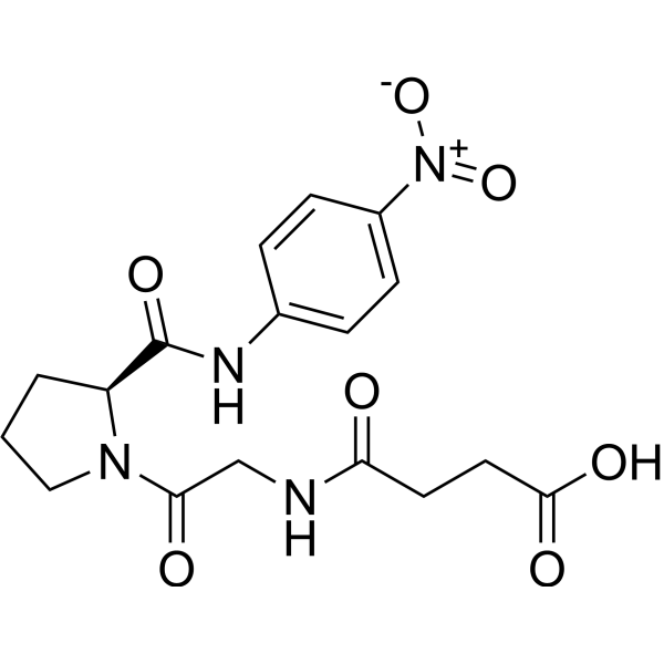 Suc-Gly-Pro-pNA Chemical Structure