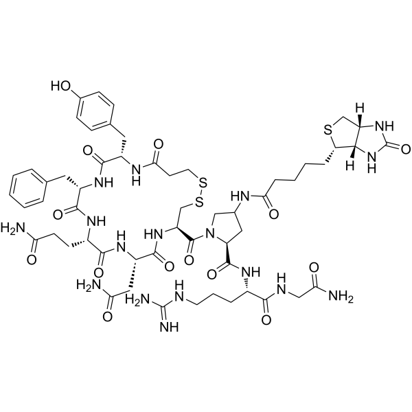 Biotinyl-(Arg8)-Vasopressin Chemical Structure