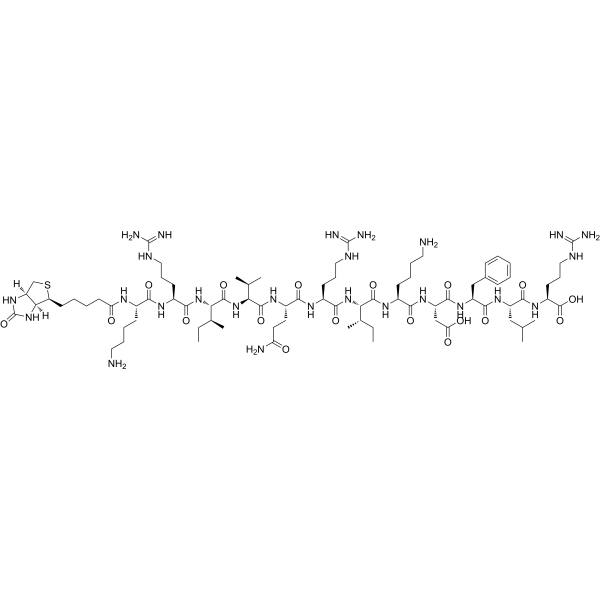 Biotinyl-KR-12 (human) Chemical Structure
