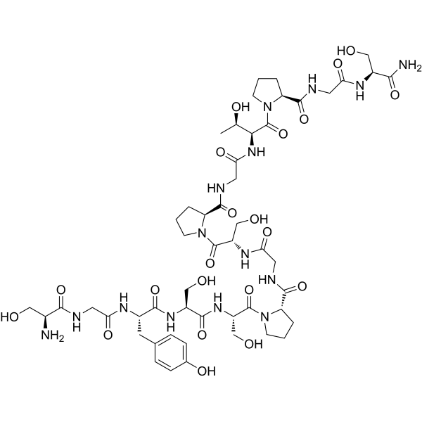 Tau Peptide (512-525) amide Chemical Structure