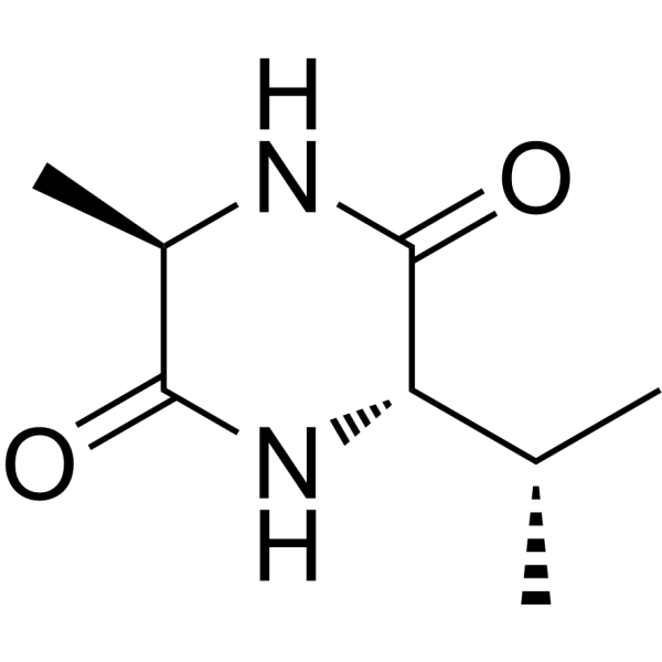 Cyclo(D-Ala-Val) Chemical Structure