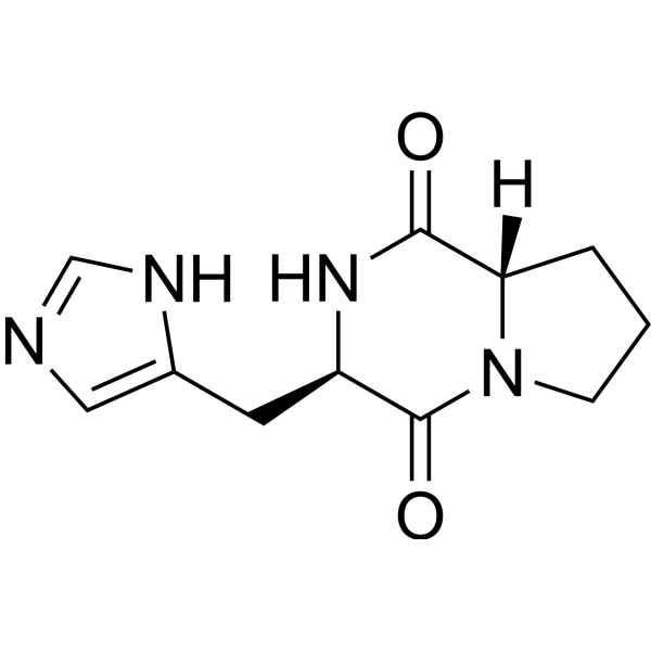Cyclo(D-His-Pro) Chemical Structure