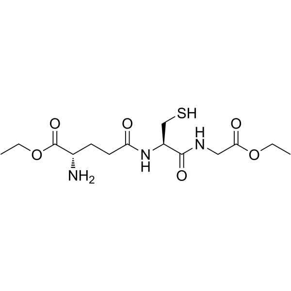 Glutathione diethyl ester Chemical Structure