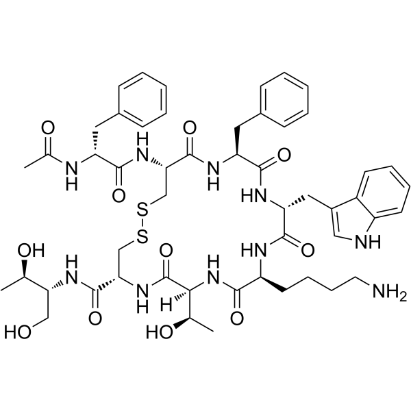 Acetyl-Octreotide Chemical Structure