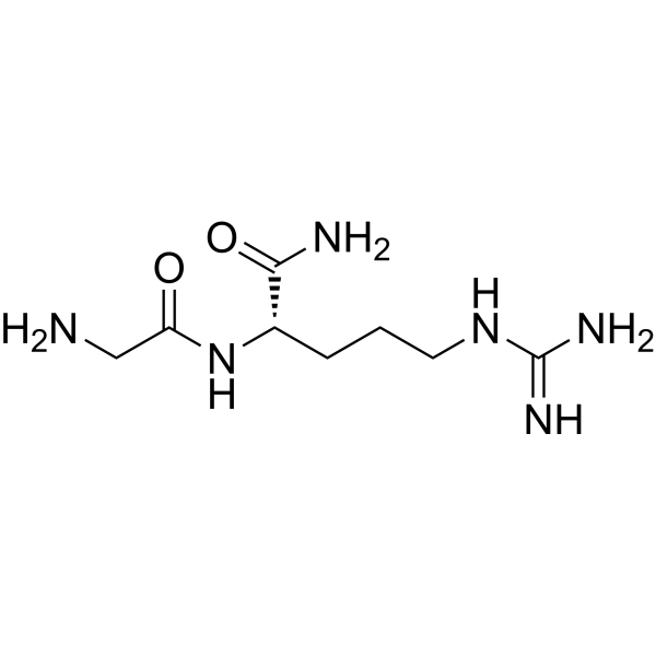 H-Gly-Arg-NH2 Chemical Structure