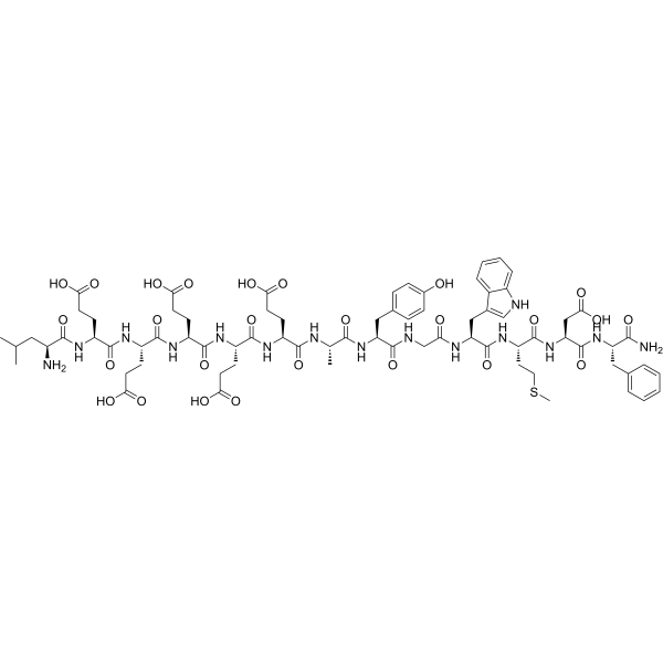 Minigastrin Chemical Structure
