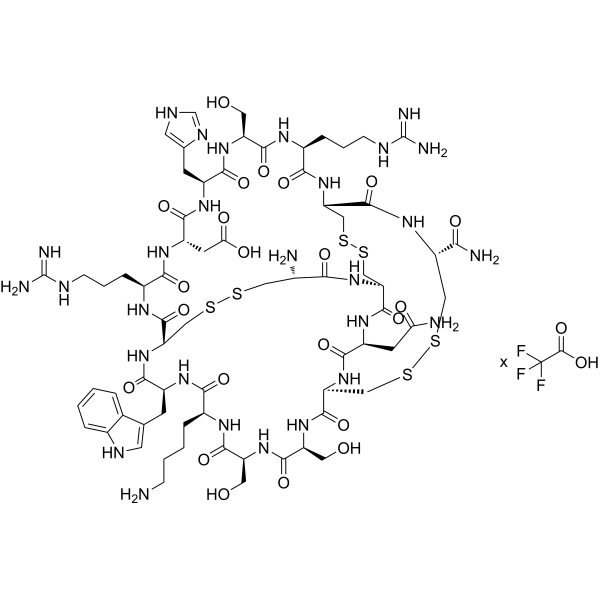 µ-Conotoxin KIIIA TFA Chemical Structure