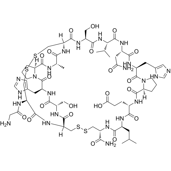 α-Conotoxin PeIA Chemical Structure