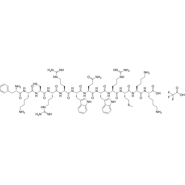 LfcinB 17–28 TFA Chemical Structure