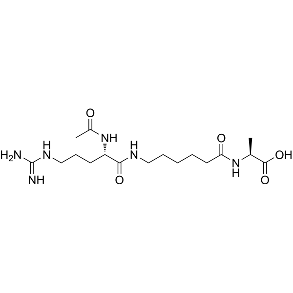 Acetyl dipeptide-3 aminohexanoate Chemical Structure