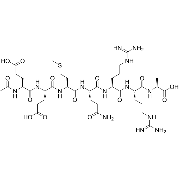 Acetyl heptapeptide-4 Chemical Structure