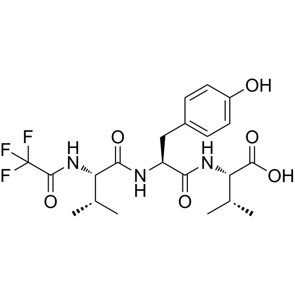 Trifluoroacetyl tripeptide-2 Chemical Structure