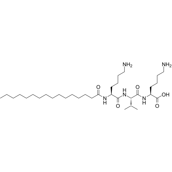 Palmitoyl tripeptide-5 Chemical Structure