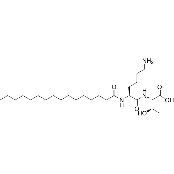 Palmitoyl dipeptide-7 Chemical Structure