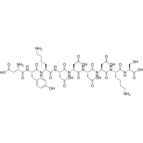 FLAG-Cys Chemical Structure