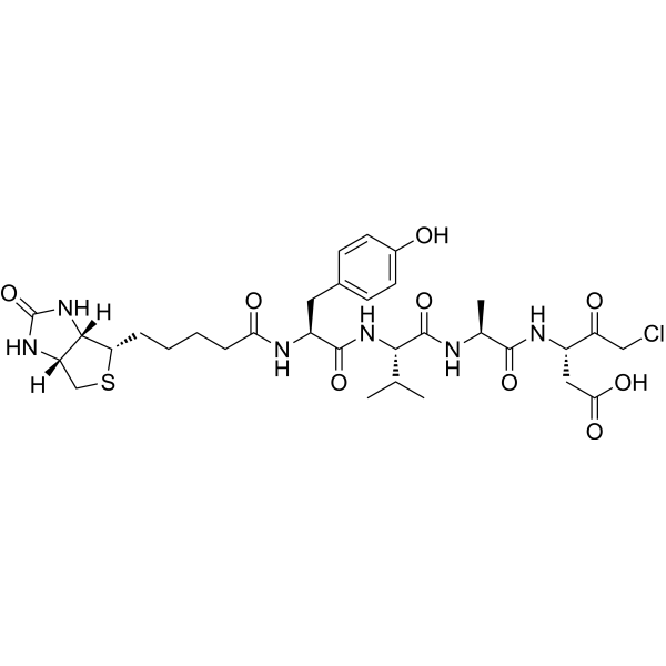 Biotin-YVAD-CMK Chemical Structure
