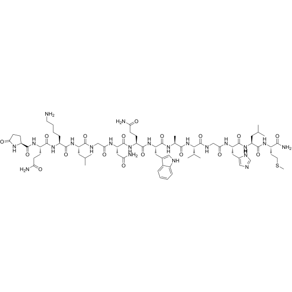 [Lys3]-Bombesin Chemical Structure