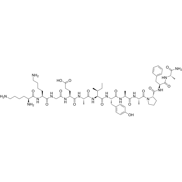 Abl protein tyrosine kinase substrate Chemical Structure